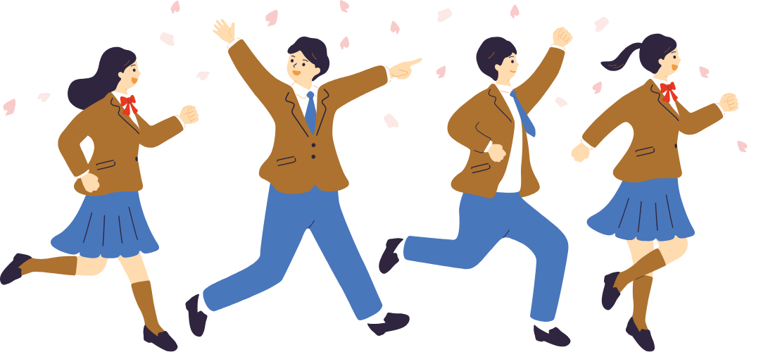 学生のイラスト